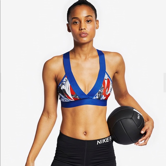 NWT Nike Light Support Floral Sports Bra - Picture 4 of 8